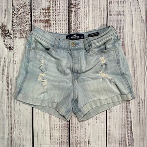 Hollister High-Rise Stretch Denim Shorts